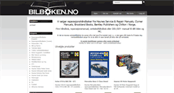 Desktop Screenshot of bilboken.no